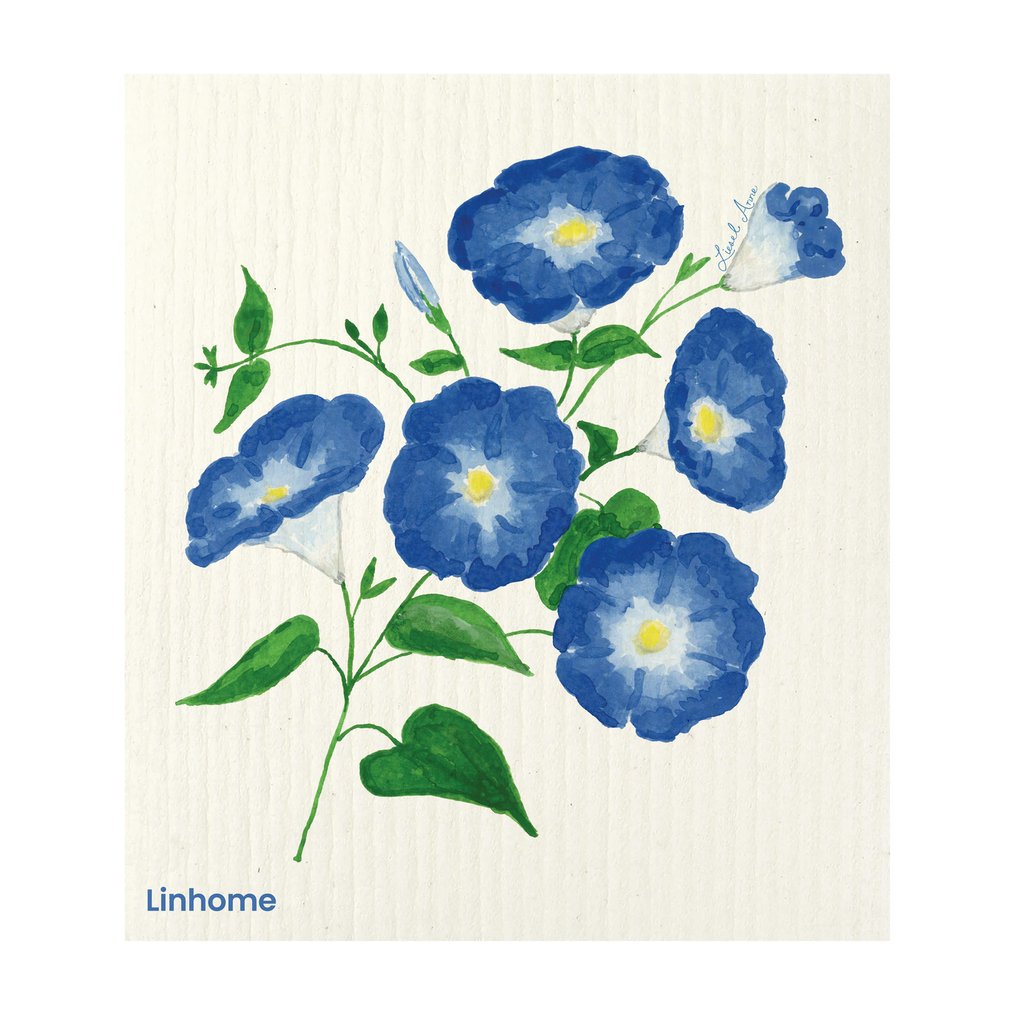 Blooming Garden – Linhome x Liesel Anne Swedish Dishcloths (4 Pack)