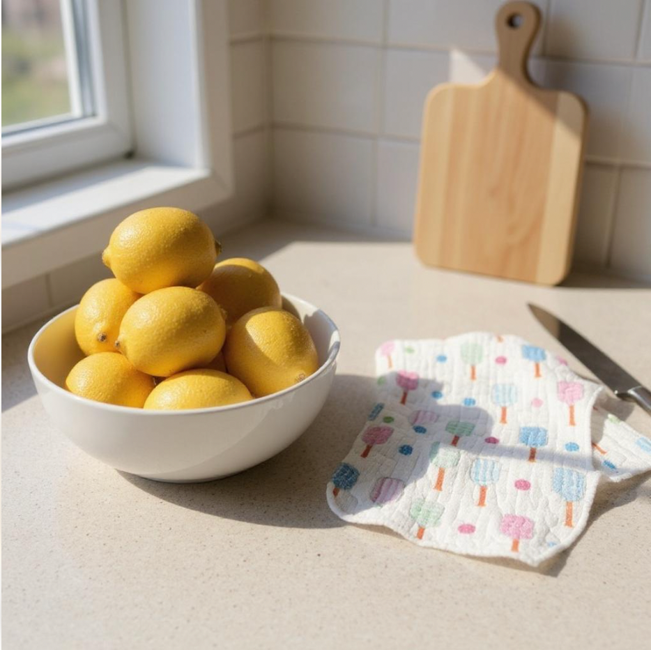 In the Kitchen  Pickleball Swedish Dishcloths– Linhome x Liesel Anne Collection- Pink & Blue - 1 Pack