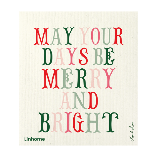 Holiday Classic Collection- Linhome x Liesel Anne Swedish Dishcloths - 4 Pack