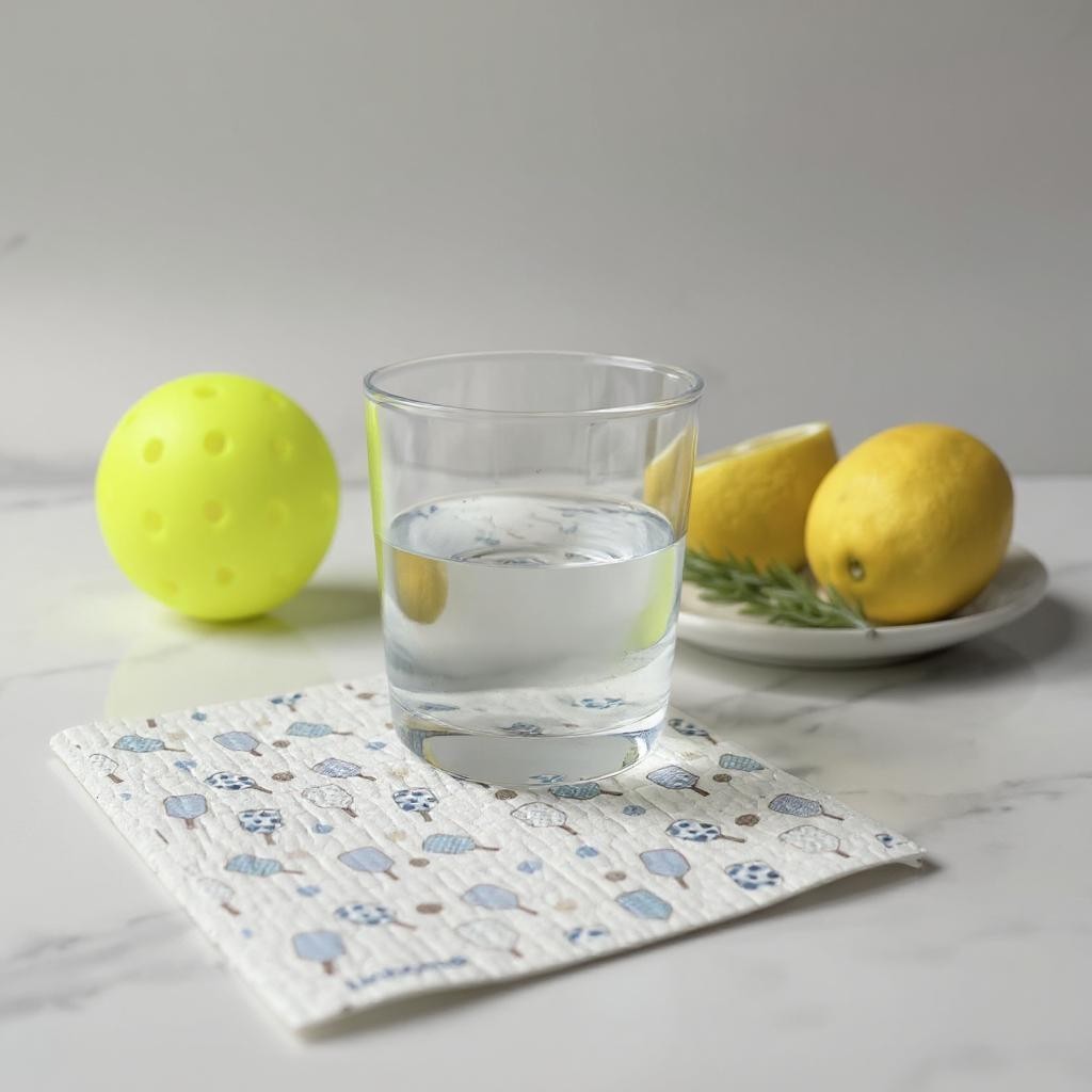 Linhome Pickleball Swedish Dishcloth- Match Point Blue- 1 Pack