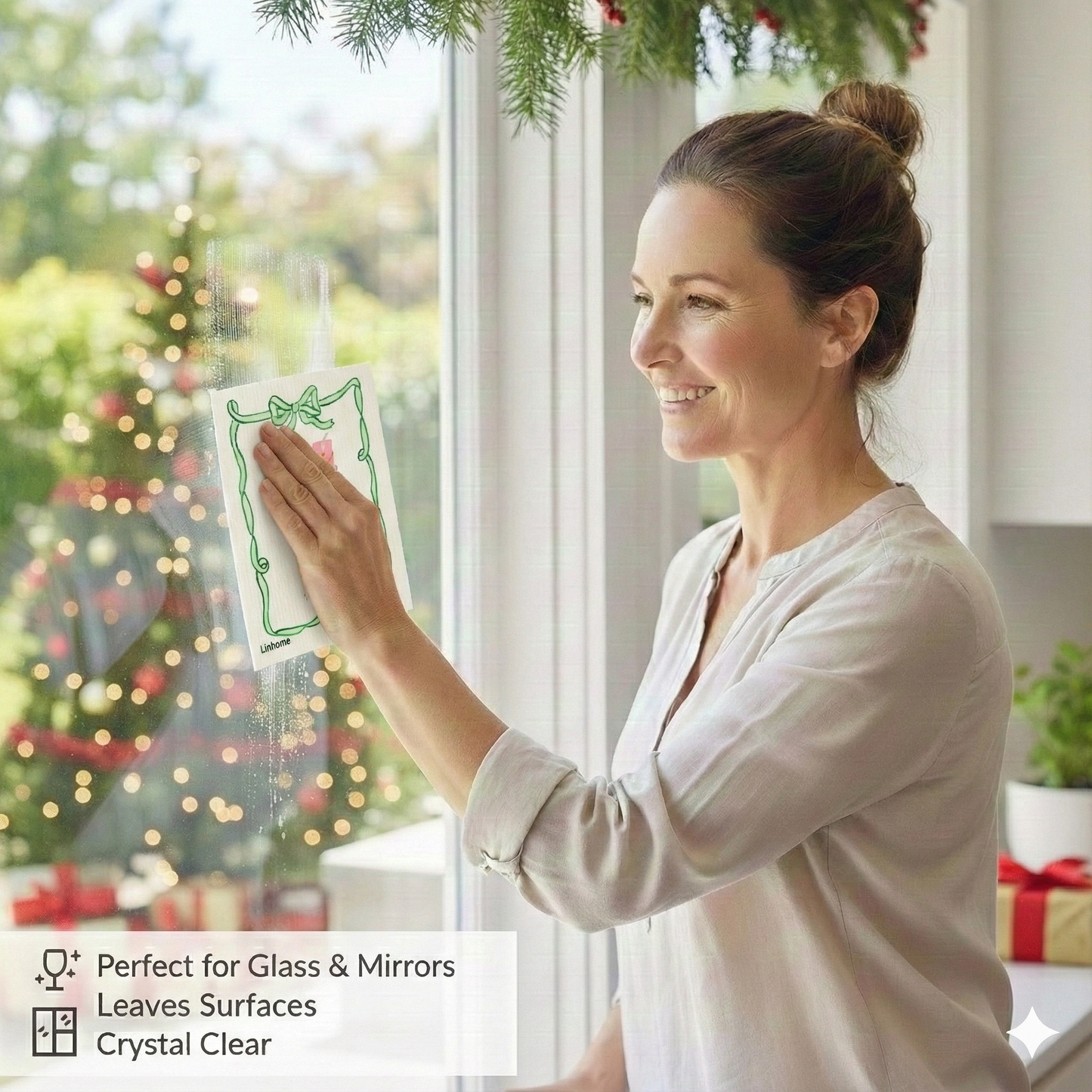 Holiday Classic Collection Nutcracker Duo- Linhome x Liesel Anne Swedish Dishcloths - 1 Pack