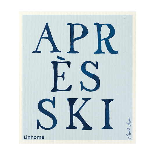 Ski Collection Apres Ski- Linhome x Liesel Anne Swedish Dishcloths - 1 Pack