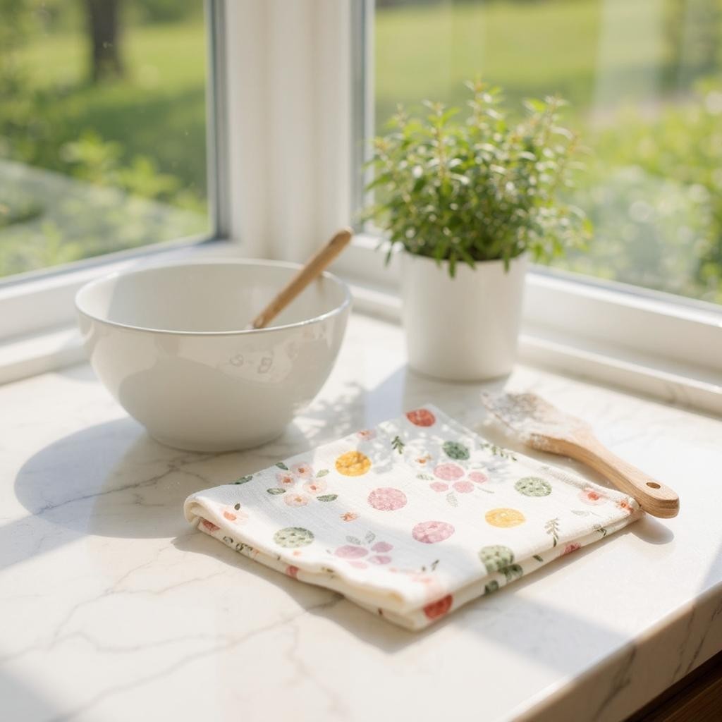 Linhome Pickleball Swedish Dishcloth- Floral Ball- 1 Pack