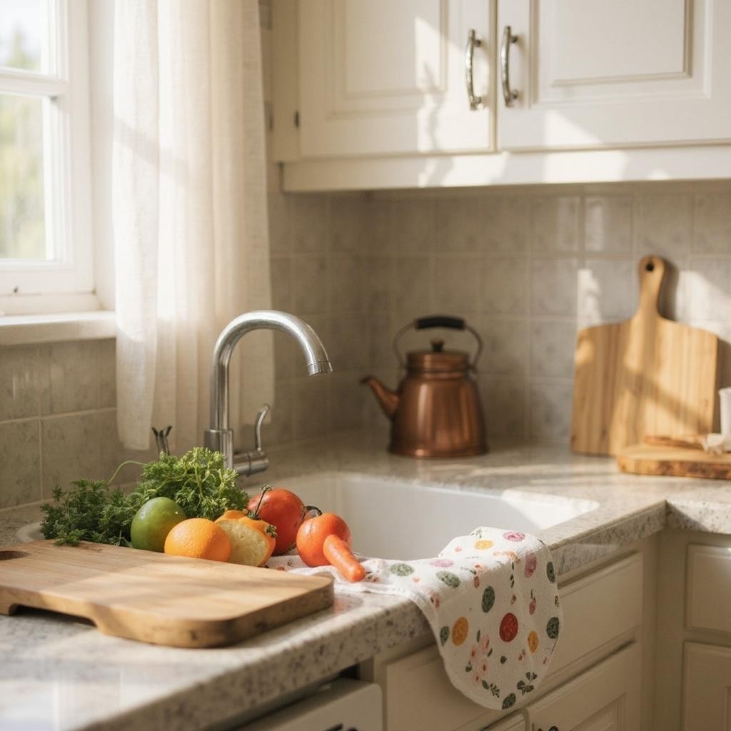 Linhome Pickleball Swedish Dishcloth- Floral Ball- 1 Pack