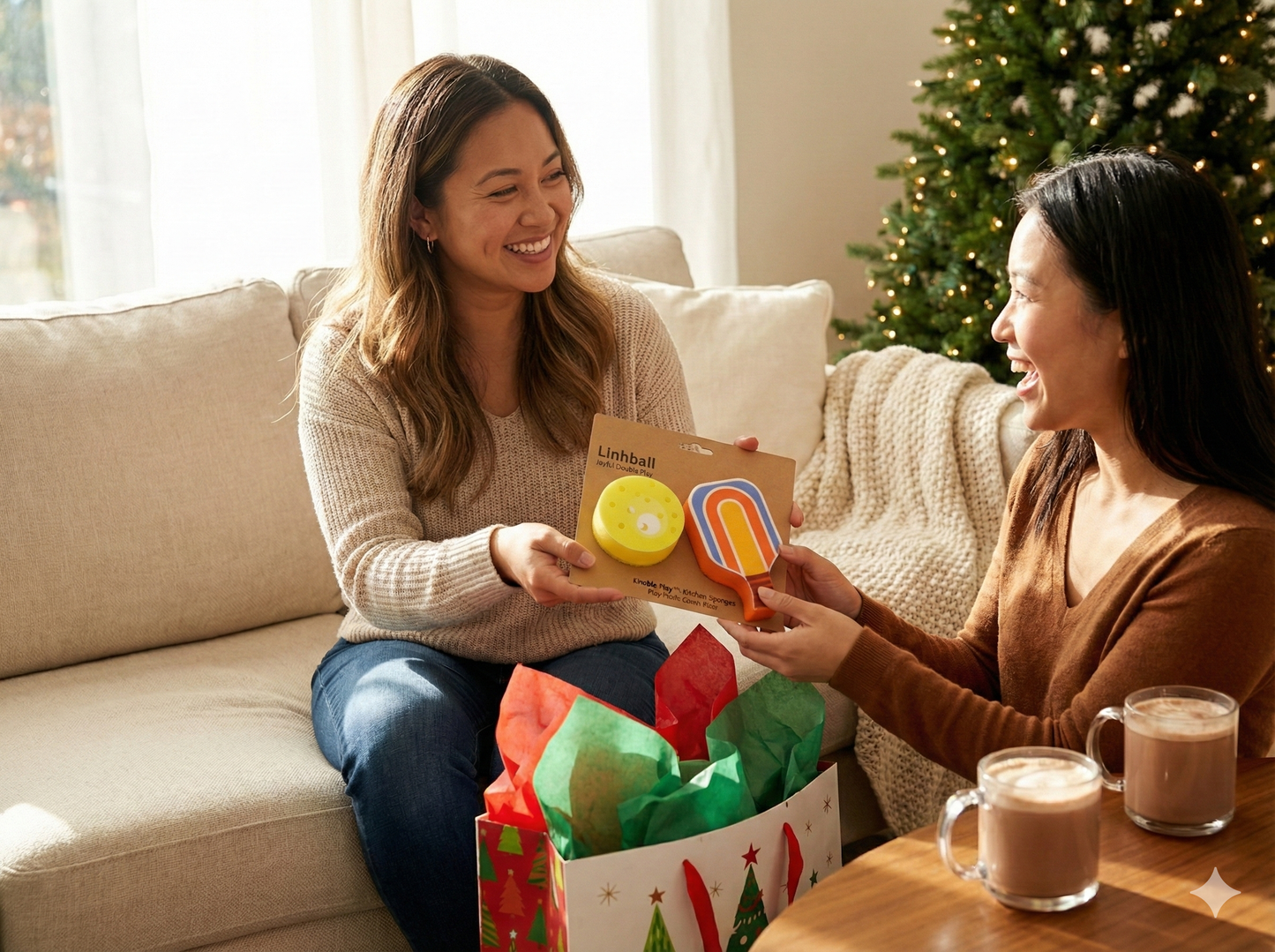 Pickleball Paddle & Ball Kitchen Sponge Set - 2 Pack